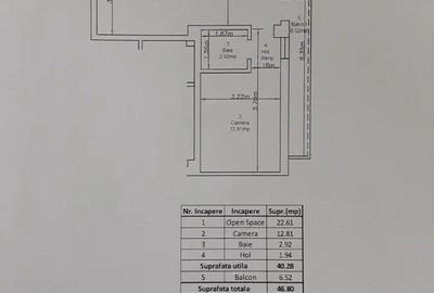 Apartament cu 2 camere semidecomandat în Păcurari