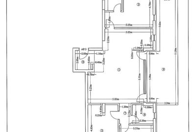 Apartament cu 4 camere decomandat, mobilat în Iancu Nicolae - 14