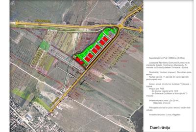 Teren  20114  mp langa  GAZPROM Dumbravita cu PUZ si UTILITATI