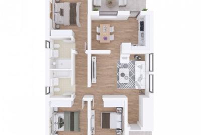 Casa individuala cu 4 camere - Toate utilitatile + Asfalt - Mosnita Noua - 8