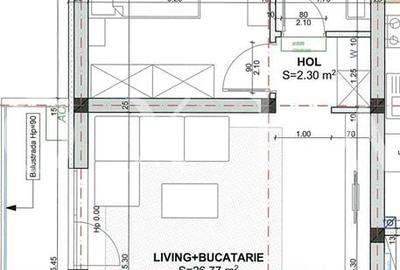 Apartament cu 2 camere semidecomandat în Giroc - 9