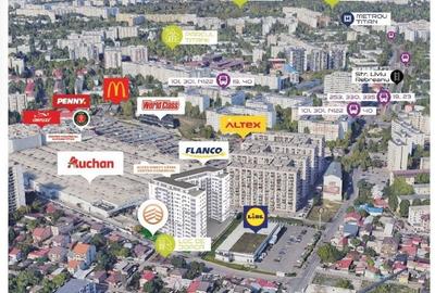 AP. 2CAM DECOMANDAT IN BLOC P+11 / AUCHAN TITAN. COMISION 0%! - 3
