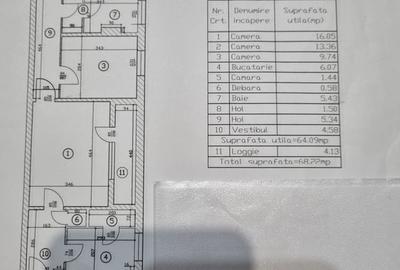 Apartament cu 3 camere semidecomandat în Titan - 4