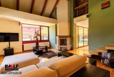 Vila de lux cu un design deosebit, piscina, teren de tenis, regim de inaltime P+M+S, zona Girocului Vila de lux cu un design deosebit, piscina, teren de tenis, regim de inaltime P+M+S, zona Girocului - 3