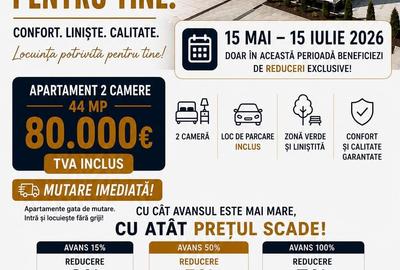 Apartament cu 2 camere decomandat în Lunca Cetățuii - 7