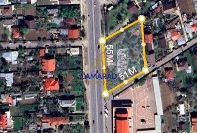 Teren intravilan de vanzare- deschidere DN1 55m | 2541 mp | Saftica, Balotesti - 2