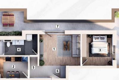 Apartament de 3 camere, Penthouse, loc de parcare Inclus/tva - 1