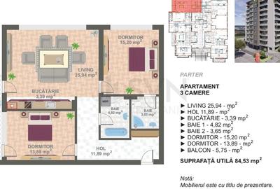 REA1024202 Dezvoltator Marriott 3 Camere Imobil Nou REA1024202 Dezvoltator Marriott 3 Camere Imobil Nou - 2