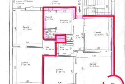 Apartament cu 3 camere decomandat în Central - 15