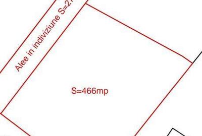 Teren de 466 mp, în Central