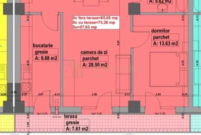 Apartament cu 2 camere în Republicii - 4