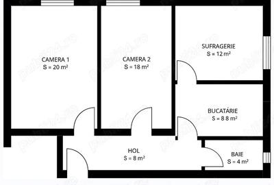 Sacalaz Apartament spa?ios 72,6 mp, in casa tip vila (4 apartamente) ideal pentru locuit sau inv - 1