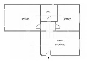 Apartament cu 2 camere decomandat în Mărăști - 2