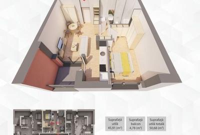Penthouse in R39 by ARED - direct de la dezvoltator, fără agenție!