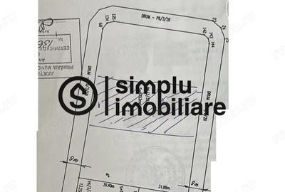 Teren de 1000 mp, în Bariera Vâlcii