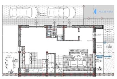 Duplex cu 5 camere cu Canalizare în Florești - 17