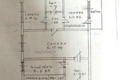 Apartament cu 3 camere în Giurgiului - 2