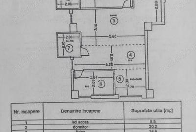 Apartament cu 2 camere decomandat în Voluntari