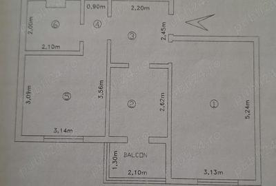 Apartament cu 2 camere decomandat în Dacia - 6