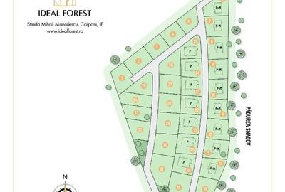Teren de vanzare cu autorizatie si proiect de casa -Snagov-Izvorani - 2