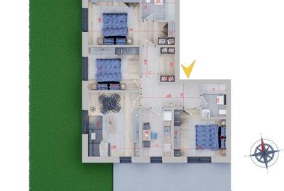 Apartament 4 camere cu Gradina Proprie - Pallady - 7