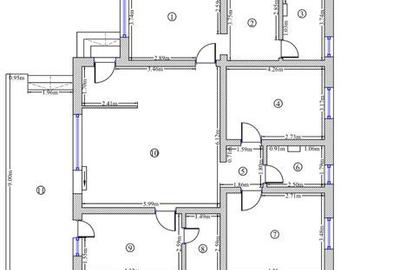 Casă cu 4 camere în Săftica