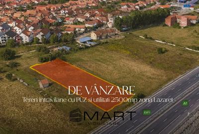 Teren intravilan cu PUZ 2500mp Lazaret - 1