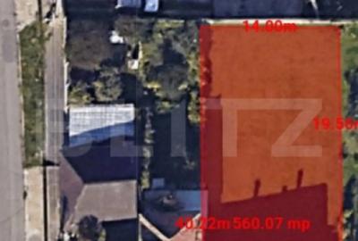 Teren de 560 mp, în Gruia - 2