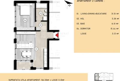 Apartament in constructie 2 camere Corbeanca - 10