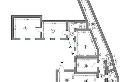 Universitate, Ultracentral, parter de vila, curte proprie, Comision 0 - 10