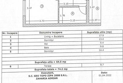 Casă cu 3 camere în Bascov - 2