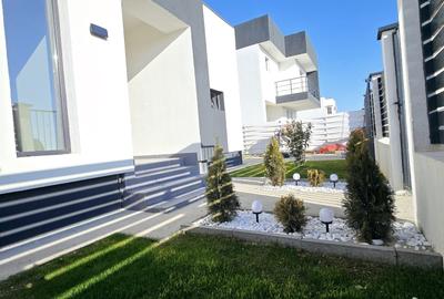 Casa parter - 4 camere - beci , foisor - teren 375 mp - gazon - 2