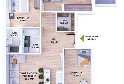 Apartament cu 4 camere in Maurer Villas Brasov Apartament cu 4 camere in Maurer Villas Brasov - 2