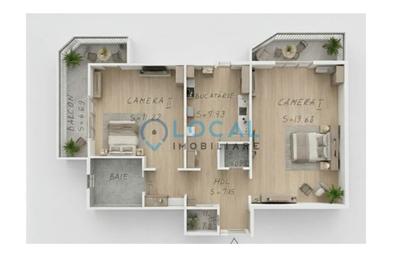 Apartament 2 camere str. Aurel Vlaicu | Marasti, etajul 2 | Decomandat - 1