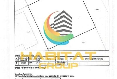 Teren intravilan in Vidra - Berceni, 262 mp, deschidere 15 m - 2