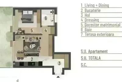 Apartament 2 camere | Lux | Terasa 49,25 mp I Bloc nou | COMISION 0 % Apartament 2 camere | Lux | Terasa 49,25 mp I Bloc nou | COMISION 0 % - 7
