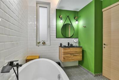 Penthouse cu 4 camere semidecomandat, mobilat în Aviației - 29