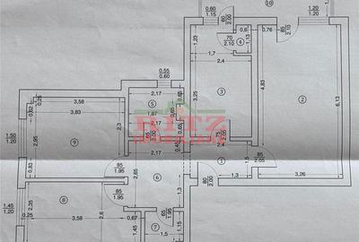 Apartament cu 3 camere decomandat în Central
