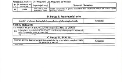 Teren de 2551 mp, în Măgureni - 4