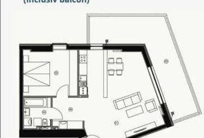 30 sqm terrace Aviatie Tower by Radacini - 5