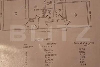 Apartament cu 2 camere decomandat, mobilat în Tei