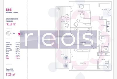 ETAJ 9-13 | 3CAMERE |VEDERE PANORAMICA| PARCARE|TERASA |ONE VERDI PARK - 14