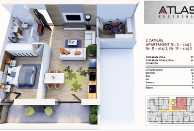 Ap 4 cam ATLAS Residence Tomis Plus Str. Budapesta! - 14