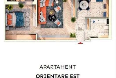 Apartament cu 2 camere decomandat în Mărăști - 5
