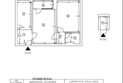 Apartament cu 2 camere semidecomandat în Complex Studențesc - 16