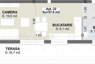 Apartament cu 3 camere în Sânnicoară - 2