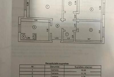 Apartament 3 camere Dacia