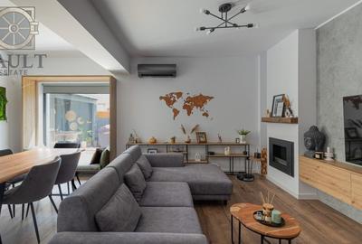 Vila complet mobilata, 149 mp, curte proprie si terasa - Trapezului