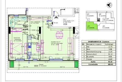 Apartament cu 2 camere decomandat în Băneasa - 5