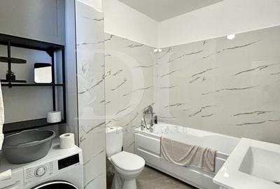 Apartament cu 2 camere semidecomandat, mobilat în Florești - 8